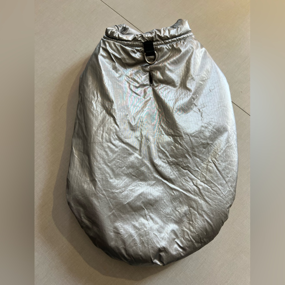 Silver Puffer Dog Vest